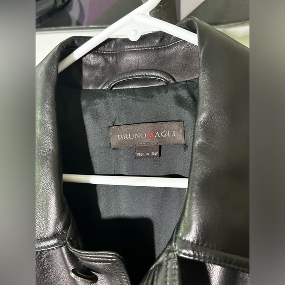 NWT Bruno Magli Leather Jacket - Picture 2 of 5